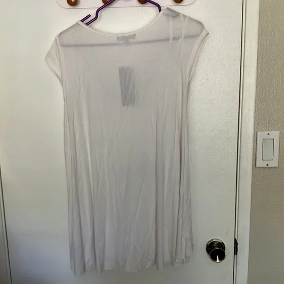 NWT Rampage Shoet Sleeve White top Size L - Picture 5 of 5